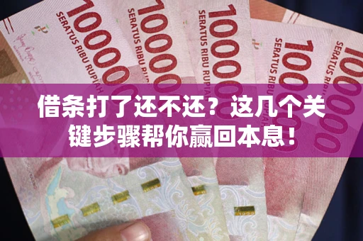 济南借条打了还不还？这几个关键步骤帮你赢回本息！