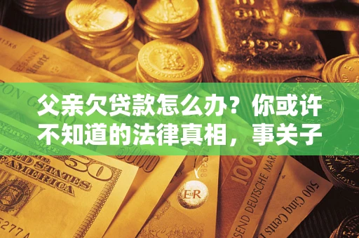 济南父亲欠贷款怎么办？你或许不知道的法律真相，事关子女未来