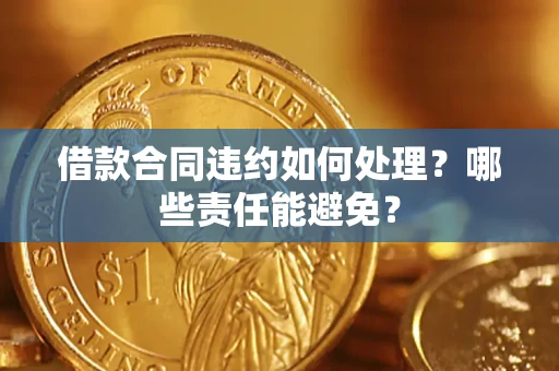 济南借款合同违约如何处理？哪些责任能避免？