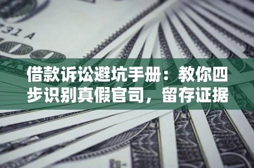 济南借款诉讼避坑手册：教你四步识别真假官司，留存证据不踩雷